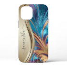 Nom manuscrit Fractal Blue Gold