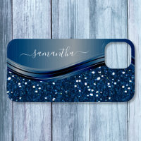 Nom manuscrit Marine Parties scintillant en métal 