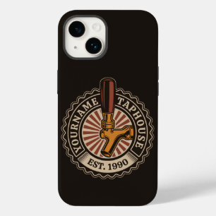 Coque Pour iPhone 14 NOM Personnalisé Artisanat Bière Taphouse Brasseri