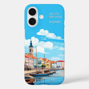 Coque Pour iPhone 16 Nom personnalisé Aveiro Portugal