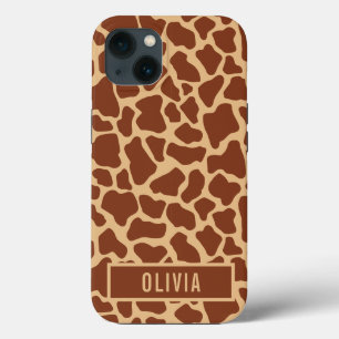 Case-Mate iPhone Case Nom personnalisé classique Giraffe Poster de anima