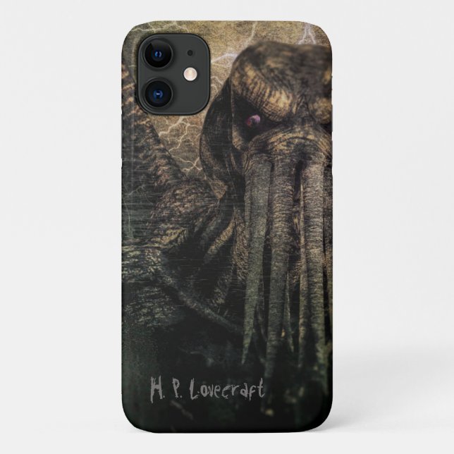 Coques Case-Mate iPhone Nom personnalisé Cthulhu (Dos)
