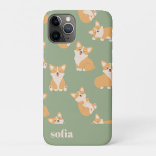 Case-Mate iPhone Case Nom personnalisé Cute Corgi Motif pour Amoureux de