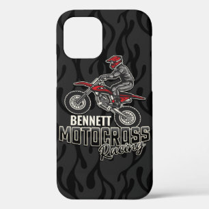 Case-Mate iPhone Case Nom personnalisé Dirt Vélo Rider Motocross Racing
