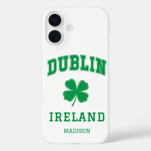 Coque Pour iPhone 16 Nom personnalisé Dublin Irlande