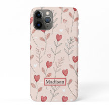 Nom personnalisé floral