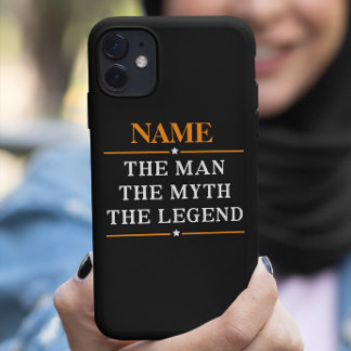 iPhone 13 Case Nom Personnalisé L'Homme Le Mythe La Légende