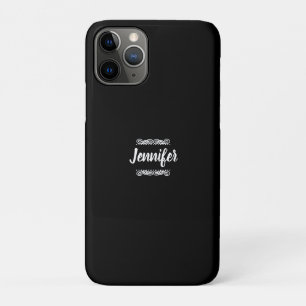 Case-Mate iPhone Case Nom Personnalisé Noir Et Blanc