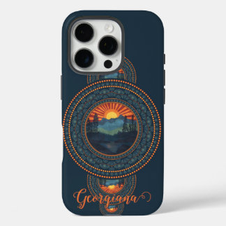 Coques iPhone 16 Pro Nom personnalisé Vintage Wilderness Ornamental Man