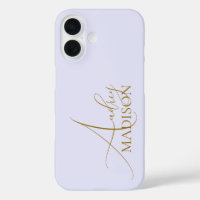 Nom Serif de script Purple Lavender