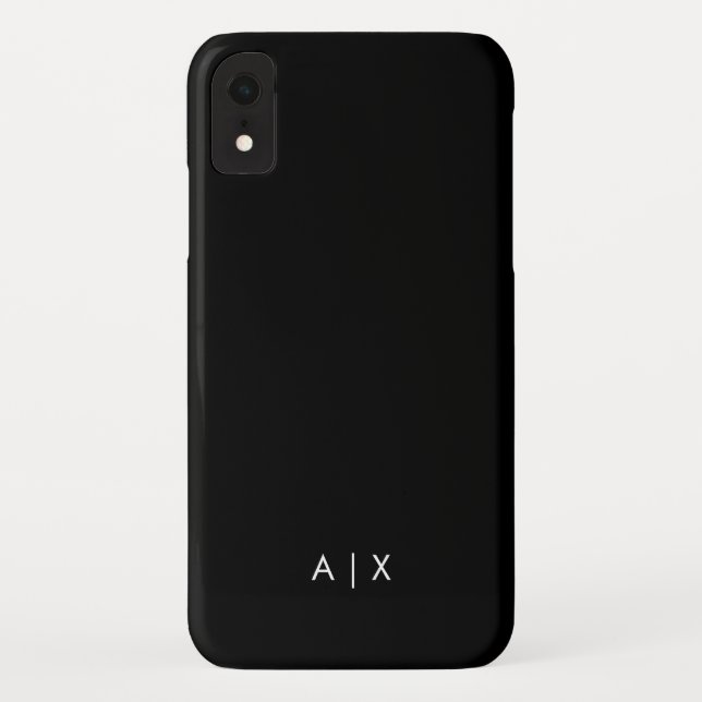 Coques Case-Mate iPhone Nom simple de couple monogrammé (Dos)