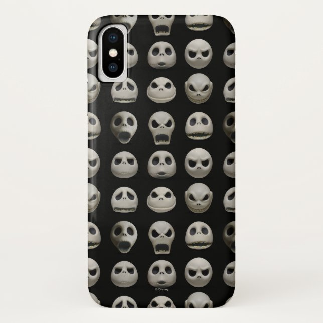 Coques Case-Mate iPhone Nombreux visages de Jack Skellington - Motif (Dos)