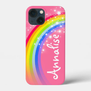 Case-Mate iPhone Case Nommé 8 lettre arc-en-ciel rouge rose