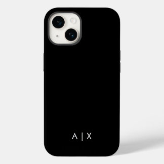 Coque Pour iPhone 14 Noms de couple simples monogrammés