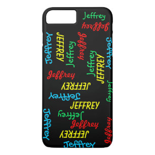 Etui iPhone Case-Mate Noms répétitifs uniques amusants sur noir, perso