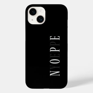 Coque Pour iPhone 14 Nope Yep minimaliste