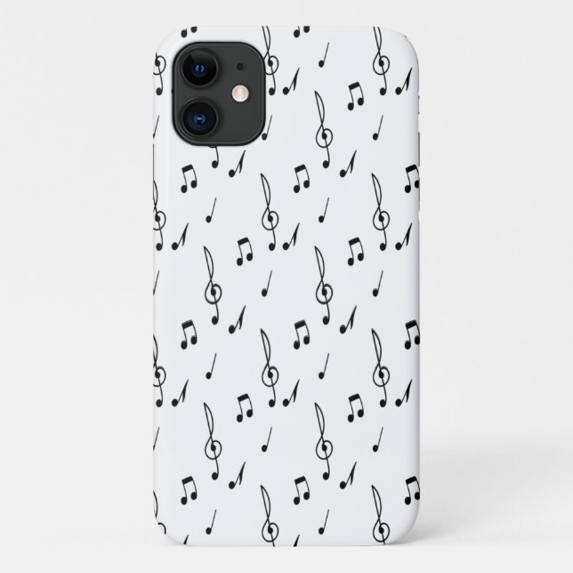 Coques Case-Mate iPhone note de musique Motif Musique Thème Treble Clef (Dos)