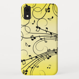 Case-Mate iPhone Case Notes de musique fantaisie jaune