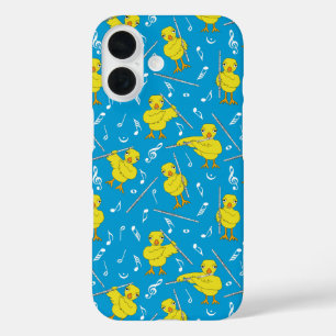 Coque Pour iPhone 16 Notes de musique Flute Chick