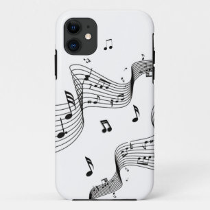 Case-Mate iPhone Case Notes de musique sur blanc