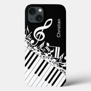 Etui iPhone Case-Mate Notes musicales cool personnalisées et clés de pia