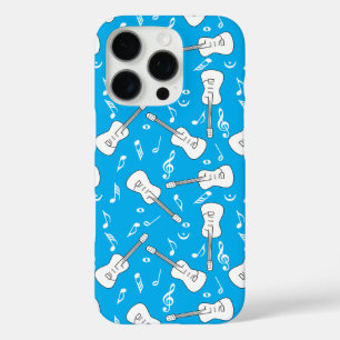 Coques iPhone 16 Pro Notes musicales de Guitare Lines