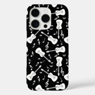 Coques iPhone 16 Pro Notes musicales de Guitare Lines