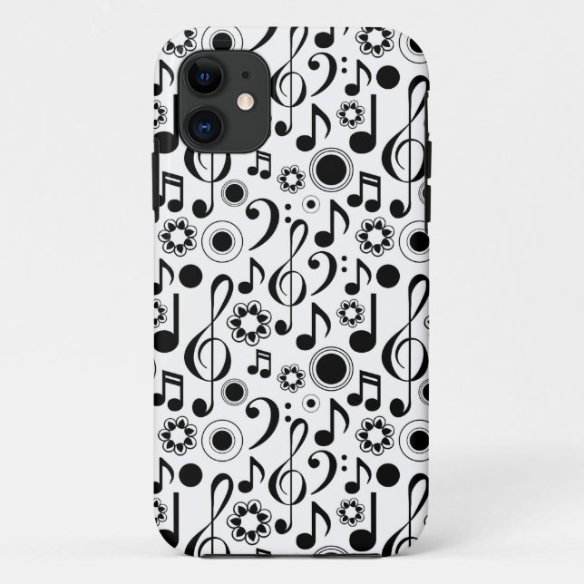 Coques Case-Mate iPhone Notes musicales et Clefs (Dos)