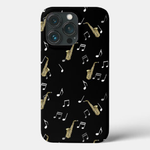 Case-Mate iPhone Case Notes musicales et saxophones Jazzy