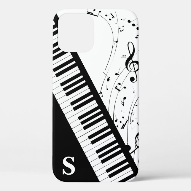 Coques Case-Mate iPhone Notes musicales pour piano avec clavier élégant Mo (Verso)