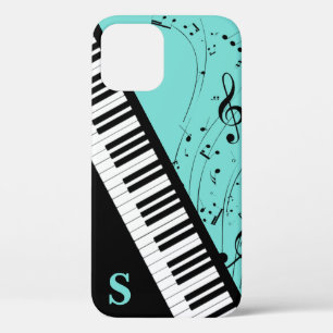 Case-Mate iPhone Case Notes musicales pour piano clavier élégant Monogra
