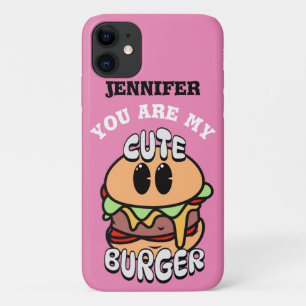 Case-Mate iPhone Case Nourriture, hamburger mignon, cadeau sucré et humo