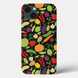 Coques Pour iPhone Nourriture sur un arrière - plan noir