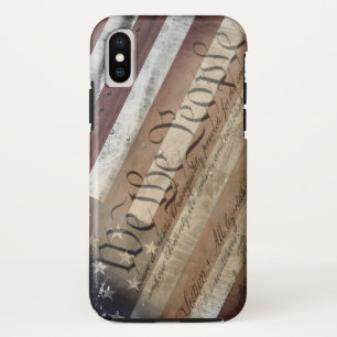 Case-Mate iPhone Case Nous Le Peuple Drapeau Américain Vintage Look