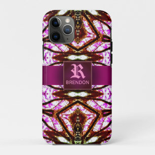 Coque iPhone 11 Pro Nouveau Age Pink Batik Motif iPhone4 Coque-Mate™