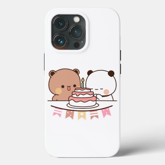 Coques Case-Mate iPhone nouveau couple ours et panda bubu dudu (Verso)