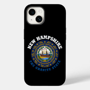 COQUE POUR iPhone 14 NOUVEAU DRAPEAU D'ÉTAT DE GRANITE HAMPSHIRE