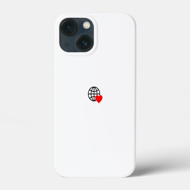 Coques Case-Mate iPhone Nouveau personnalisation Texte Logo iPhone 13 Mini (Verso)