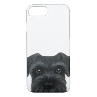Nouveau Schnauzer noir, cas de téléphone