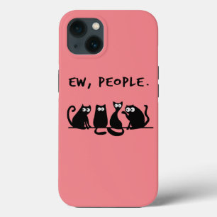Case-Mate iPhone Case Nouveaux gens drôle Meowny Chats Noirs