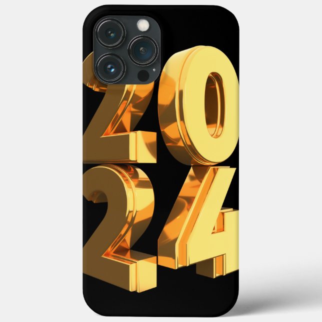 Coques Case-Mate iPhone Nouvel An 2024 (Verso)