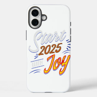 Coques iPhone 16 Plus Nouvel an spécial- début 2025 avec joie dans le ca