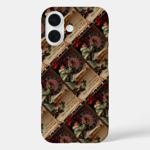 Coque Pour iPhone 16 Nouvelle Année Dame Victorienne