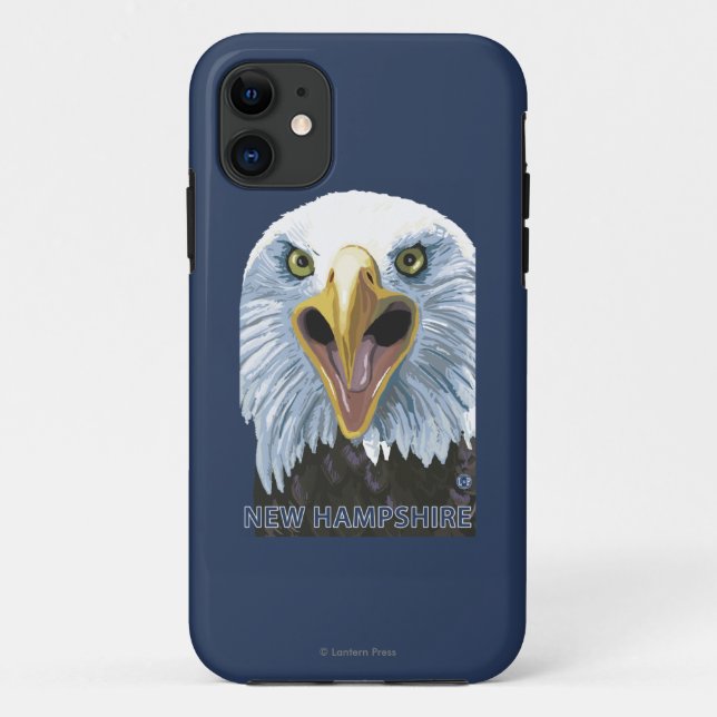 Coques Case-Mate iPhone Nouvelle de HampshireEagle fin (Dos)