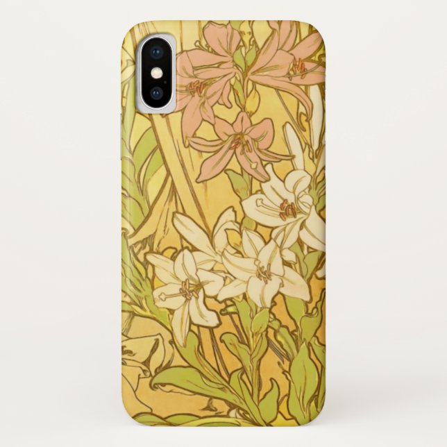 Coques Case-Mate iPhone Nouvelle Lily flowers (Dos)