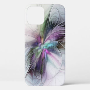 Case-Mate iPhone Case Nouvelle vie, Colorful Abstrait Fractal Art Imagin
