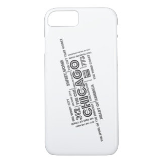 Coque Case-Mate Pour iPhone Nuage de mot de Chicago