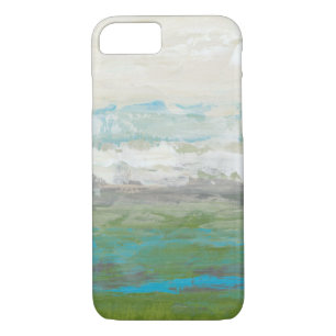 Coque iPhone 8/7 Nuages Blancs Surplombant Un Beau Paysage