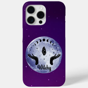 Coque iPhone 15 Pro Max Nuit de cuisine - Phases de lune mystique