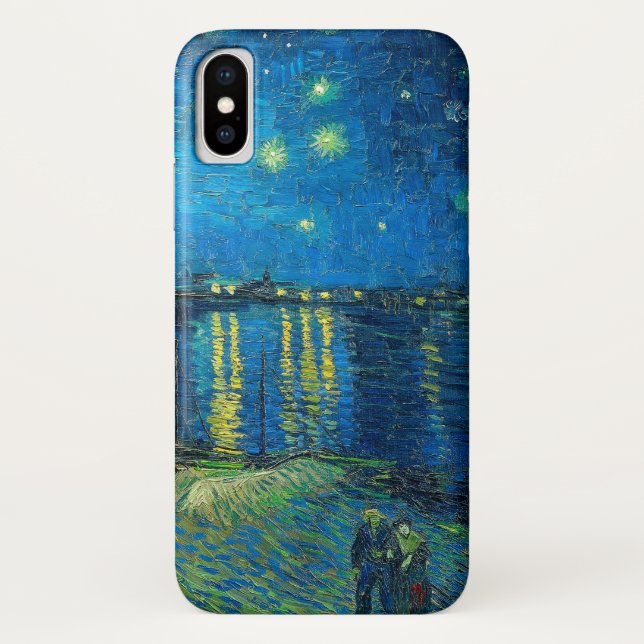 Coques Case-Mate iPhone Nuit de Vincent Van Gogh sur le Rhône (Dos)